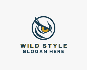 Wild Animal Eye Lens logo design