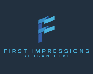 Creative Digital Letter F logo design