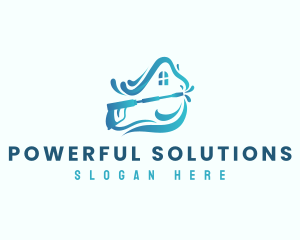 Water Pressure Washer logo design