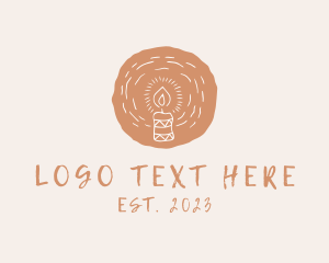 Organic Handmade Candle logo design