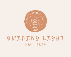 Organic Handmade Candle logo design