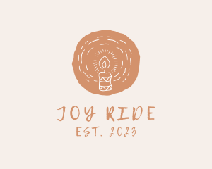 Organic Handmade Candle logo design