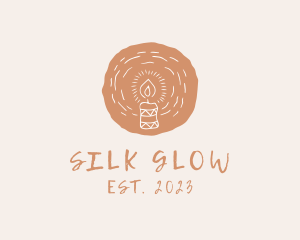 Organic Handmade Candle logo design