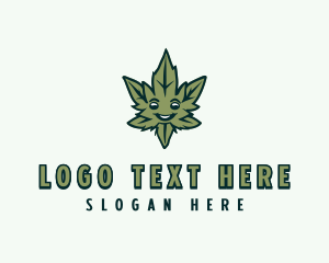 Weed Leaf Cannabis logo