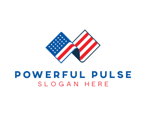 USA American Flag logo