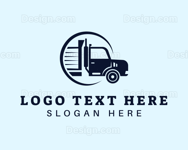 Freight Delivery Truck Logo