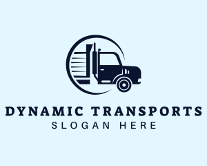 Freight Delivery Truck logo design