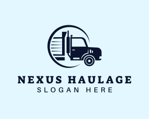 Freight Delivery Truck logo design