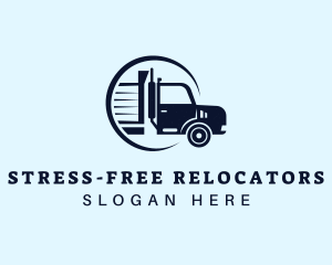 Freight Delivery Truck logo design