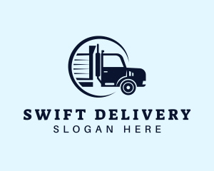 Freight Delivery Truck logo design