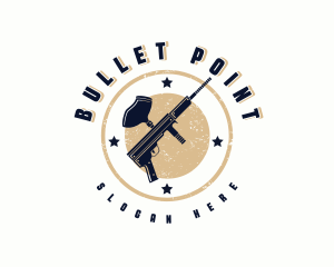 Paintball Gun Shooting Sports logo