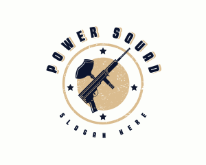 Paintball Gun Shooting Sports logo