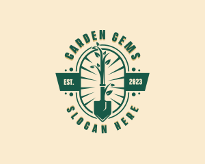 Gardening Shovel Plant logo
