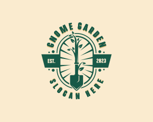 Gardening Shovel Plant logo design