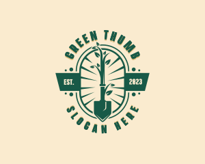 Gardening Shovel Plant logo