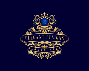 Premium Decorative Crest logo design