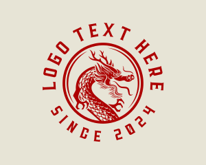 Vietnamese Dragon Creature logo