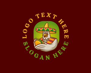 Mexican Taco Bird Logo