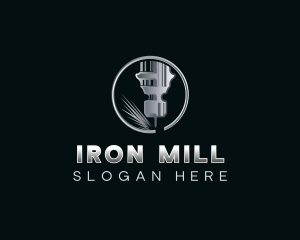 Mechanical Milling Metalwork logo design