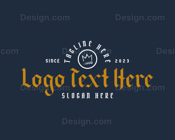 Hipster Deluxe Business Logo