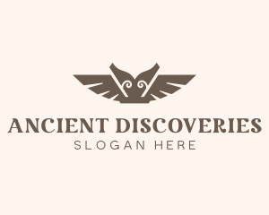 Elegant Ancient Wings logo design