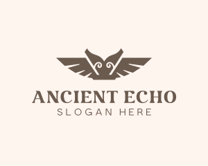 Elegant Ancient Wings logo design