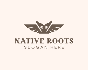 Elegant Ancient Wings logo design