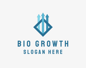 Economics Growth Arrow  logo design