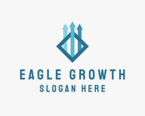 Economics Growth Arrow  logo design