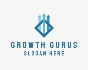 Economics Growth Arrow  logo design