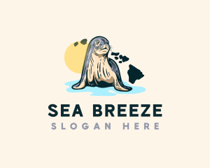 Animal Seal Hawaii logo design