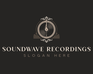 Disc Vinyl Music Record logo design