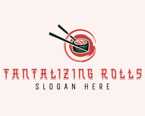 Japanese Sushi Dining logo design