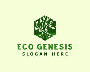 Tree Eco Nature logo design