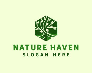 Tree Eco Nature logo design