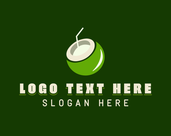 Coconut Oil logo example 1