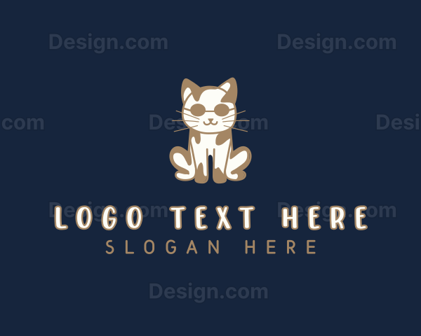 Kitty Cat Cartoon Logo