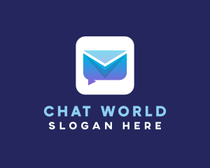 Chat Messaging Icon logo design