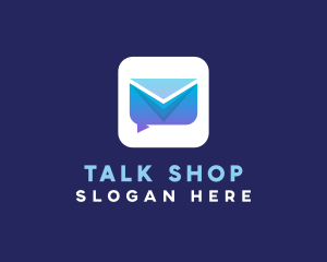 Chat Messaging Icon logo design