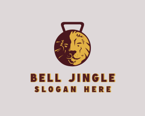 Lion Kettlebell Fitness logo design