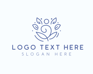 Wellness Yoga Meditation Logo