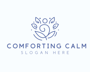 Wellness Yoga Meditation logo design