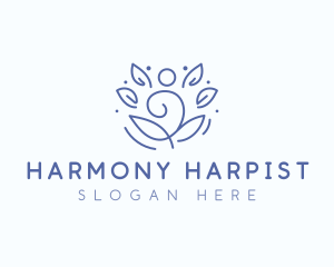 Wellness Yoga Meditation logo design