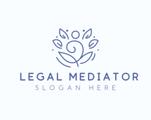 Wellness Yoga Meditation logo design