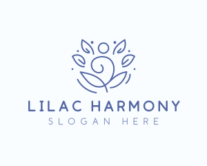 Wellness Yoga Meditation logo design