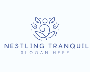 Wellness Yoga Meditation logo design