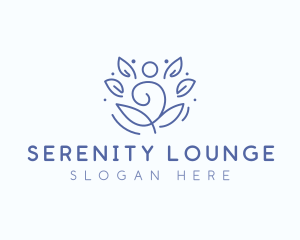 Wellness Yoga Meditation logo design