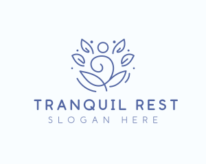 Wellness Yoga Meditation logo design