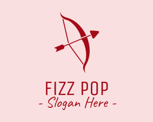 Red Cupid Arrow logo design