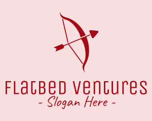 Red Cupid Arrow logo design